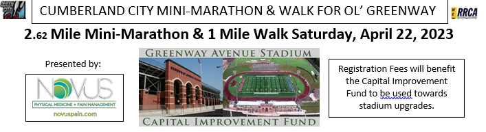   Cumberland City Mini-Marathon and Non-Competitive One Mile Walk/Run